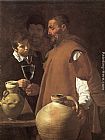 Diego Rodriguez De Silva Velazquez Famous Paintings - The Waterseller of Seville